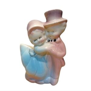 Charming Pastel Figurine of Dancing Couple